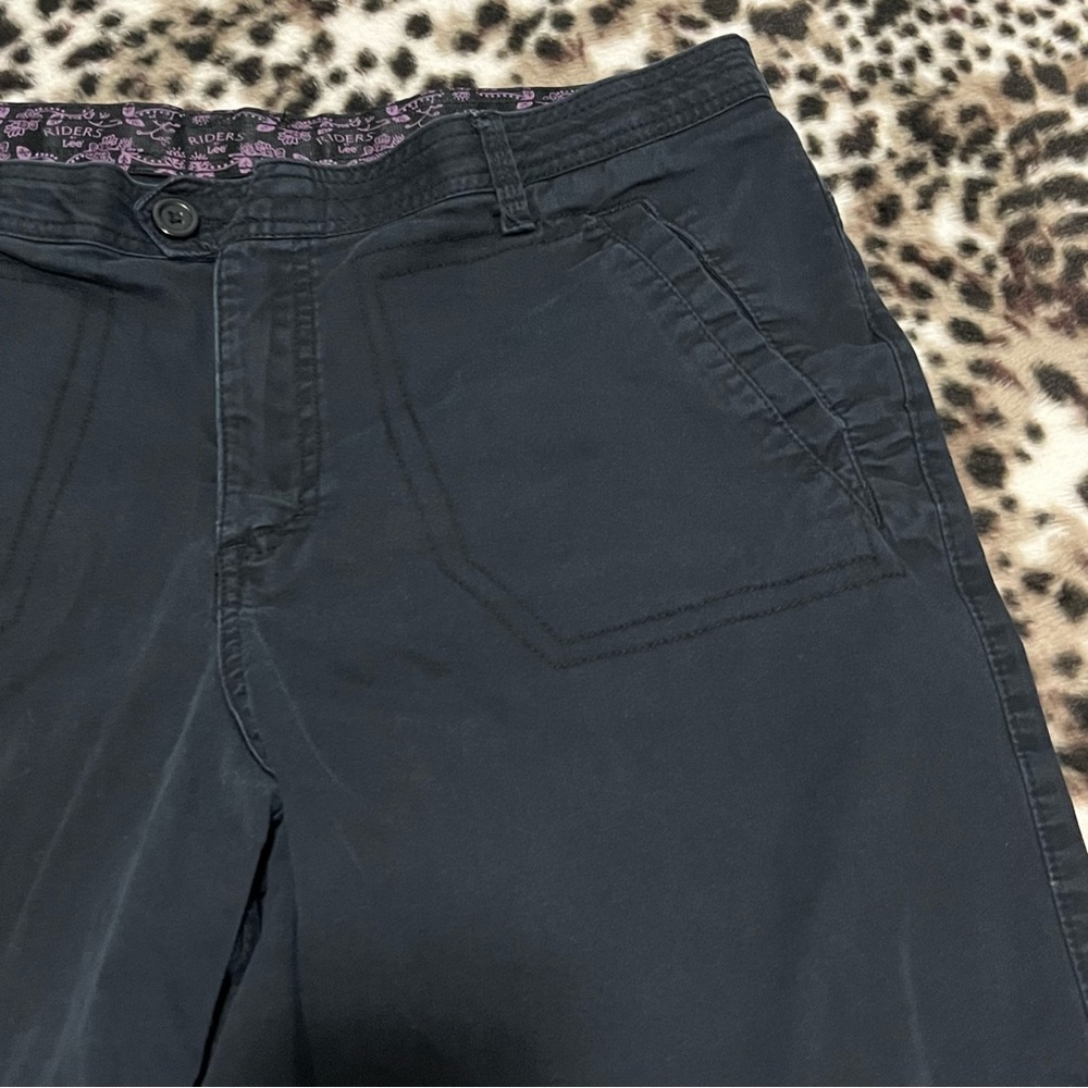 Riders by Lee size 16W women’s black shorts - Picture 5 of 9